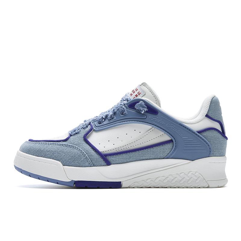 

FILA OLIVE Cushioning Abrasion Resistant Lightweight Low top Skateboard Shoes Women s Snow/Melancholic Blue F12W621216FSB 36