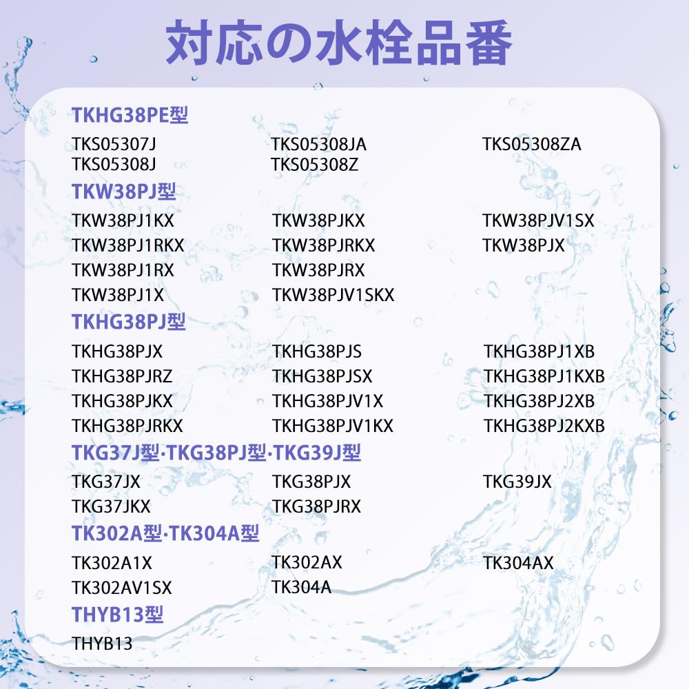 BBT Replacement Water Purifier Cartridge Faucet Water Purifier Water Purifier Compatible Product H658S Standard Type High Chlorine Removal SU3800SK1