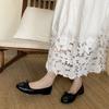 High version 25 new Xiaoxiangfeng flat-soled single shoes women's bow comfortable lazy shoes Fragrant grandma low-heeled ballet shoes