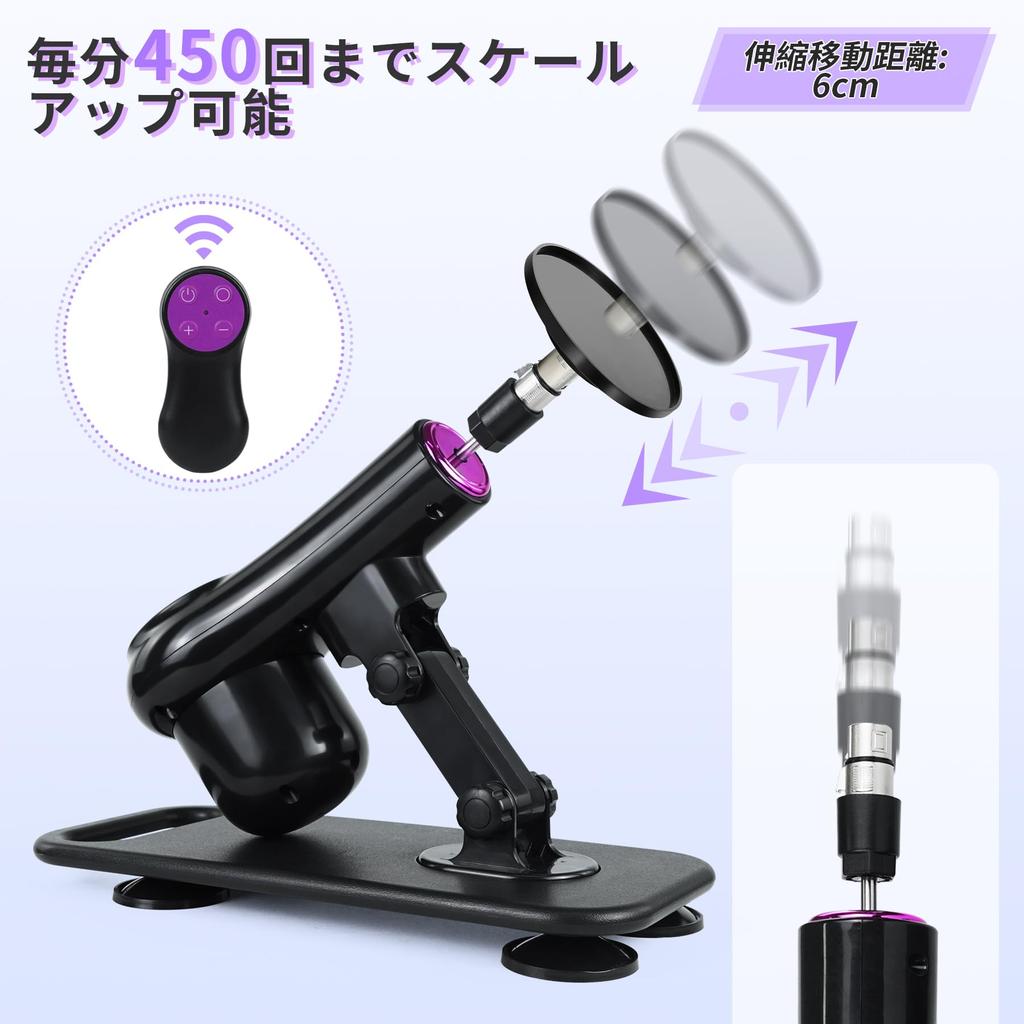 NEKMOKIN Piston Electric Adult Piston Machine for Dildo with Suction Sex Remote Control Automatic Speed Adult Piston Machine for Japanese Instruction