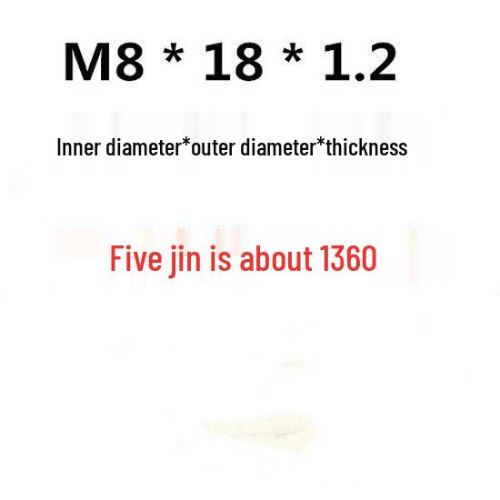Thick Galvanized Round Iron Flat Washer (M14/M18/M10)