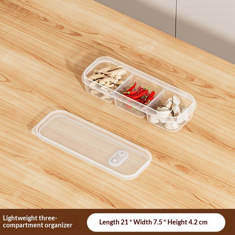 Refrigerator Freezing Organizer Square Storage Box Food Container Fruit Vegetables Storage Box Reusable Kitchen Storage Supplies