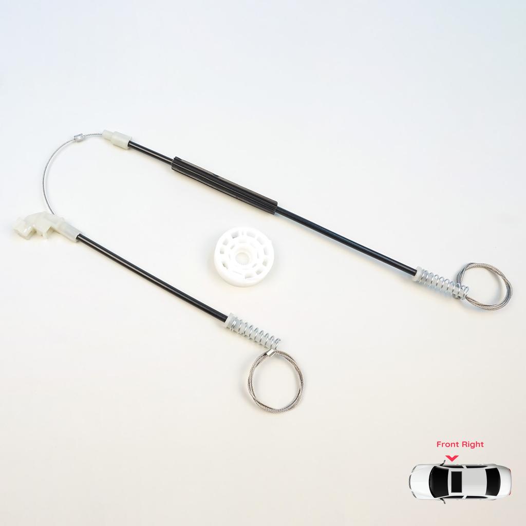 BWR5616 Window Regulator Repair Set Front Right for Mitsubishi Carisma DA 1995-2006 4/5 Door MR912460