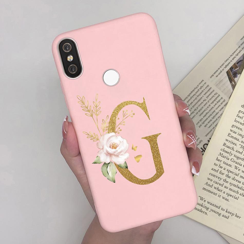 Case For Xiaomi Mi A2 A 2 Lite A1 A 1 MiA2 MiA1 Cute Letters TPU Silicone Bumper Soft Back Cover for Xiaomi Mi 5X 6X Phone Case