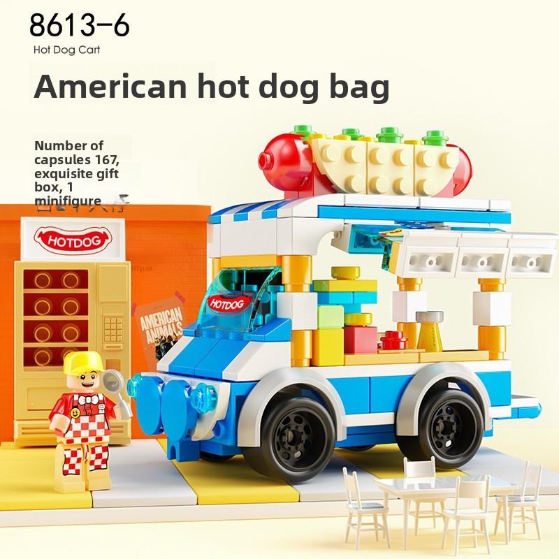 Yellow Crane Tower Chinese Style Building Blocks Kit With Abs Plastic For Kids Diy Creative Play