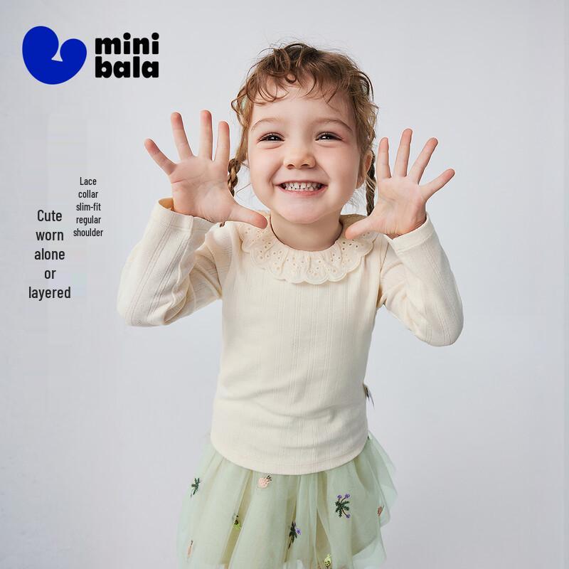 Minibala Girls  Long Sleeve Collared T-Shirt 120