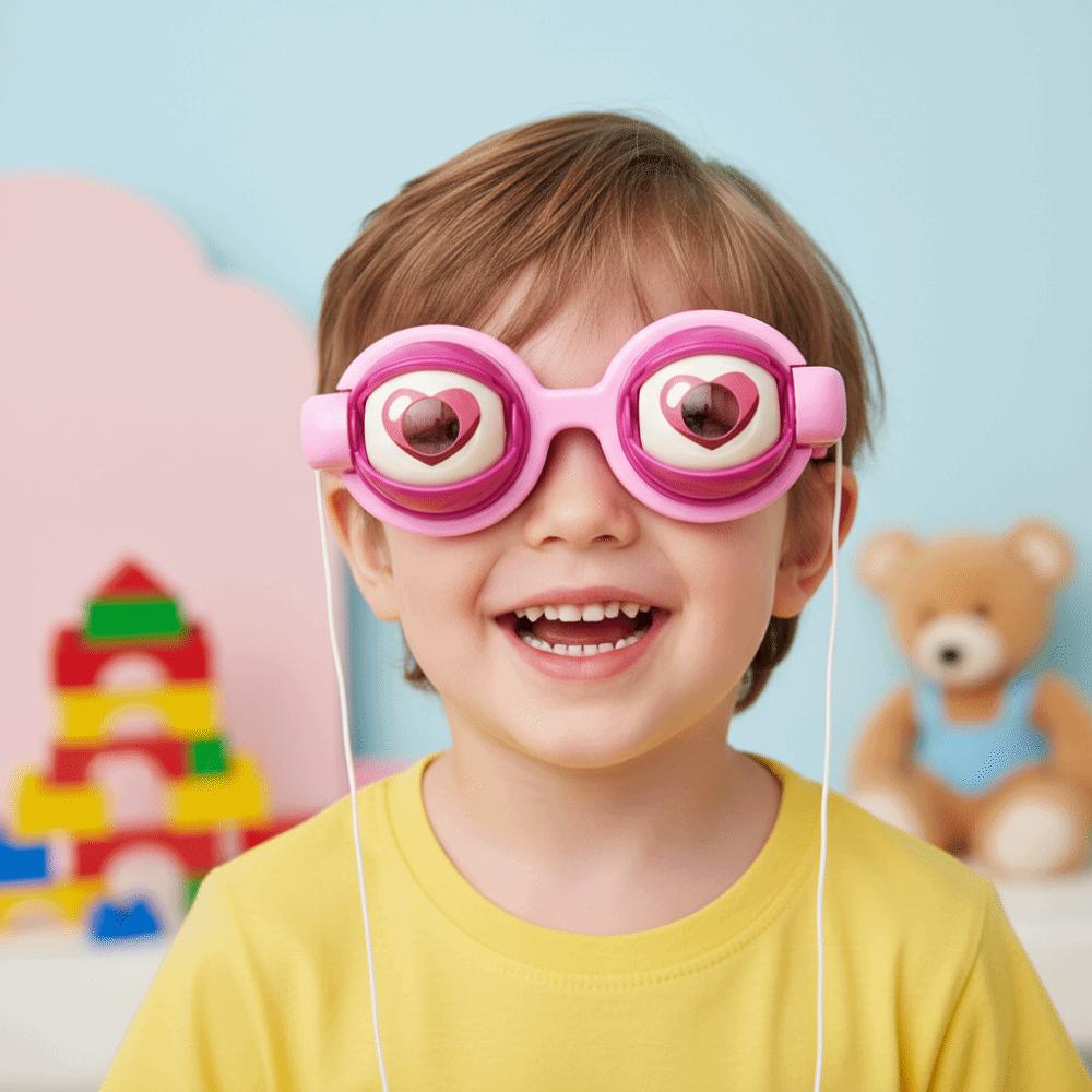 Plastový Materiál Šílené Brýle Party Dekorace Žertovné Brýle Parodické Hračky Šílené Oči Rekvizity Dětské Dárky