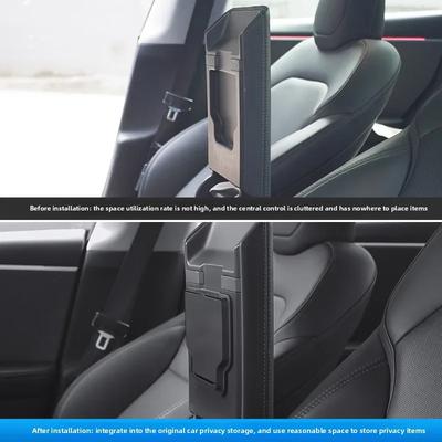 For Tesla Model Y Juniper Model 3 Highland Armrest Organizer Hidden Box Center Console Storage Box Trays Hollow Armrest Box