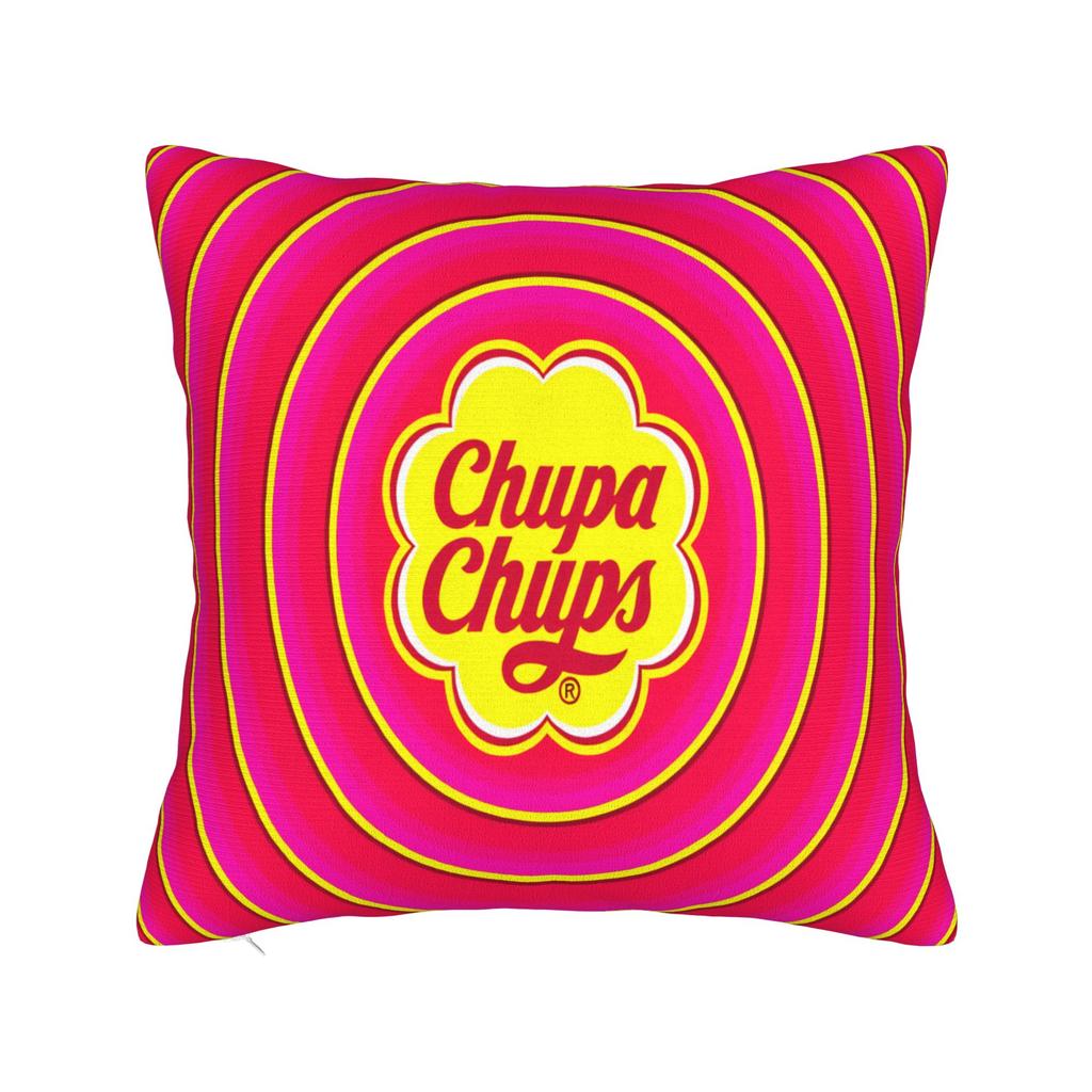 Candy Chupa Chups Pillow Case Comfy Pillow Cover For Living Room Bed Chair Funny Pillowcases