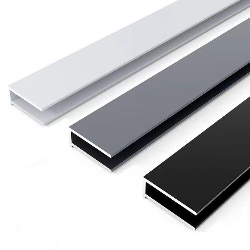 Ultra-Narrow 2cm Aluminum Alloy Self-Adhesive Metal Skirting Board