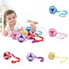 Creative Fabric Hand Grasp Ball Baby Toddler Rattle Bell Toy Interactive Cloth Ball