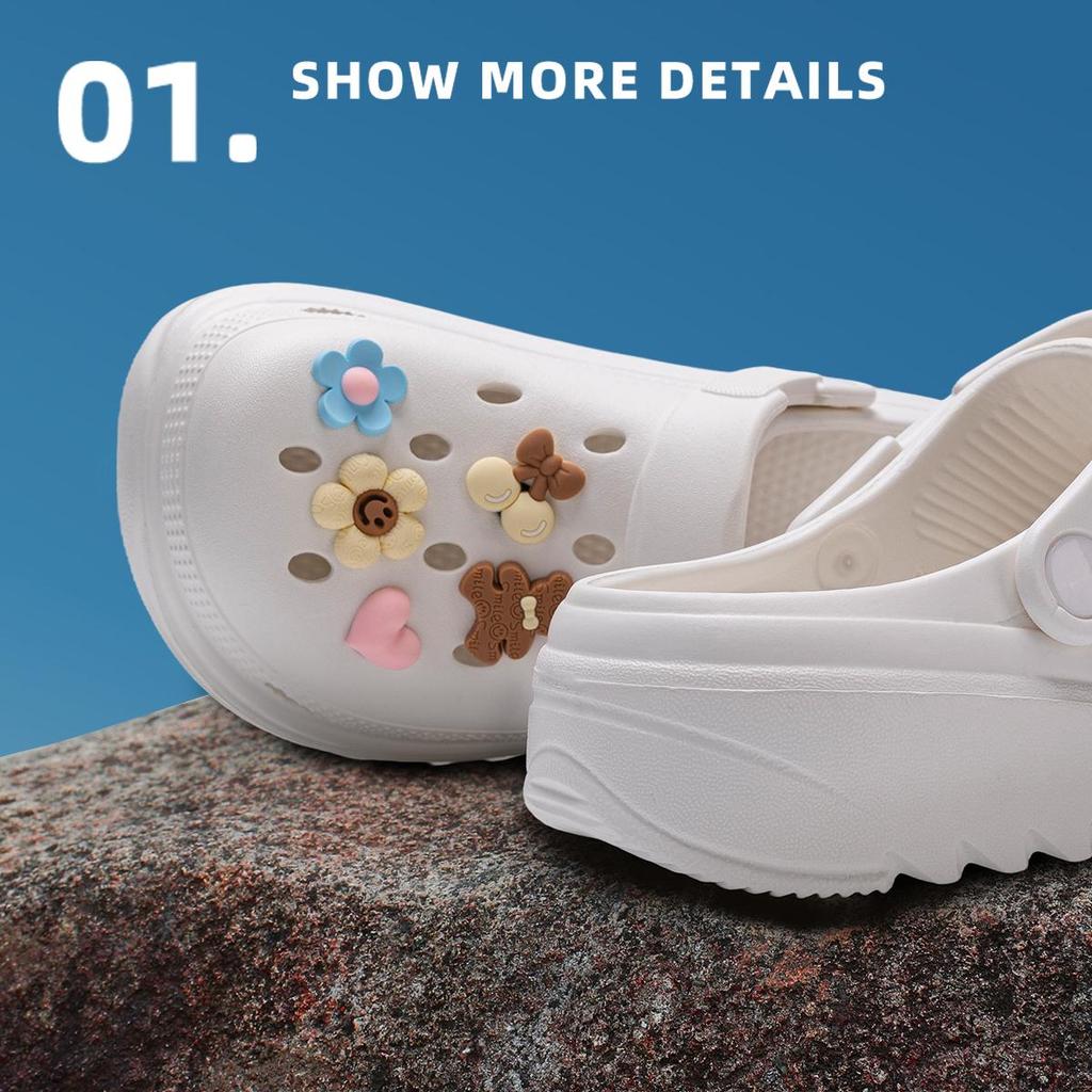 Women's Summer 2025 Nurse Clogs - EVA Thick Sole Hospital Slippers