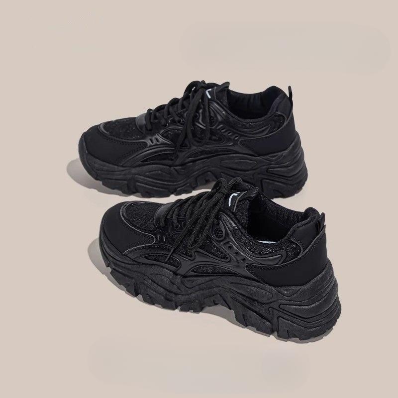 Women'S Breathable Women'S Vulcanized Shoes Summer Women'S Sports Shoes Mesh Lace Casual Shoes  De Mujer