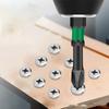 14pcs/set 50mm Magnetic Screwdriver Bits Set PH00 PH0 PH1 Cross Screwdriver Bits For Hinge Installation Furniture Assembly