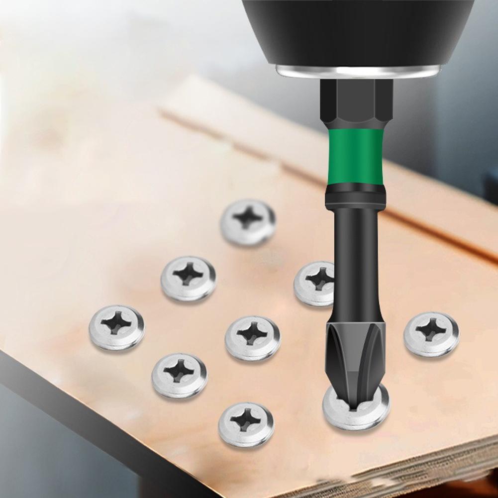 14pcs/set 50mm Magnetic Screwdriver Bits Set PH00 PH0 PH1 Cross Screwdriver Bits For Hinge Installation Furniture Assembly
