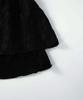 Aejeuon Lacy Check Skirt / Black