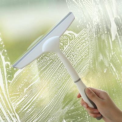 Glass Wiper with Hanging Hole Convenient Storage Ergonomic Handle Comfortable Grip Window Squeegee T-Shaped All Purpose Glass Door Shower