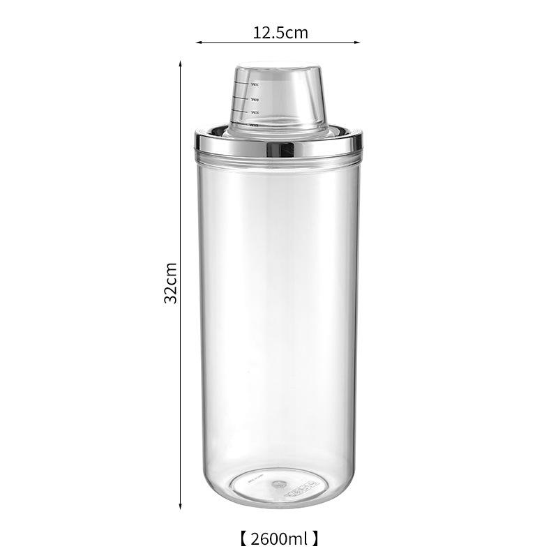 Home Kitchen Sealed Jar Coffee Bean Moisture-proof Storage Container Grain and Miscellaneous Grain Transparent Storage Tank