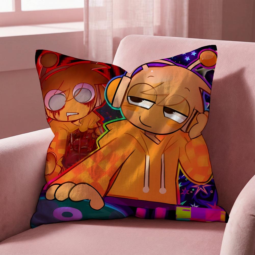 S-Sprunki BRAND Kissenbezug Mehrzweck-Kissenbezug für Zuhause & Auto - Wendbar, Weich & Langlebig für den täglichen Gebrauch