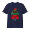 Christmas Elf Gamer Controller Boys Kids T Shirtns Gaming Xmas Shirt vintage Washed designer clothes Soft Comfortable Casual