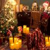 3Pcs/set LED Candle Light Electronic Battery Flickering Fake Tealight with Remote Control Timer for Christmas Wedding LED Lights