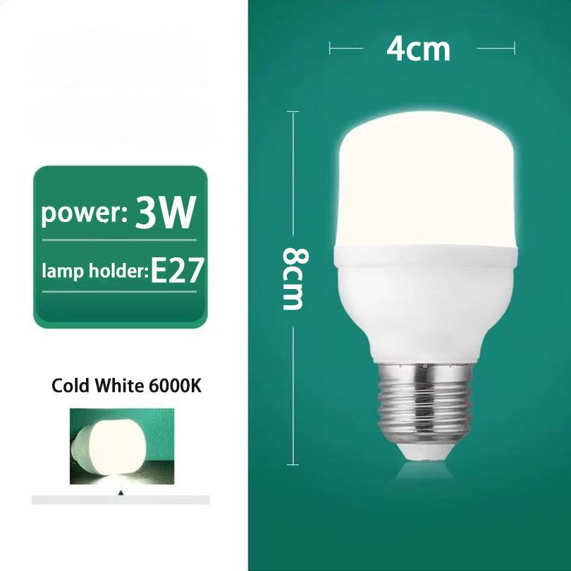 

LED LED Big Light Bulbs E27 20W 30W 40W 50W Screw Mouth Lights Saving Energy Lamp Interior Living Room Bedroom Office Lighting 1pc