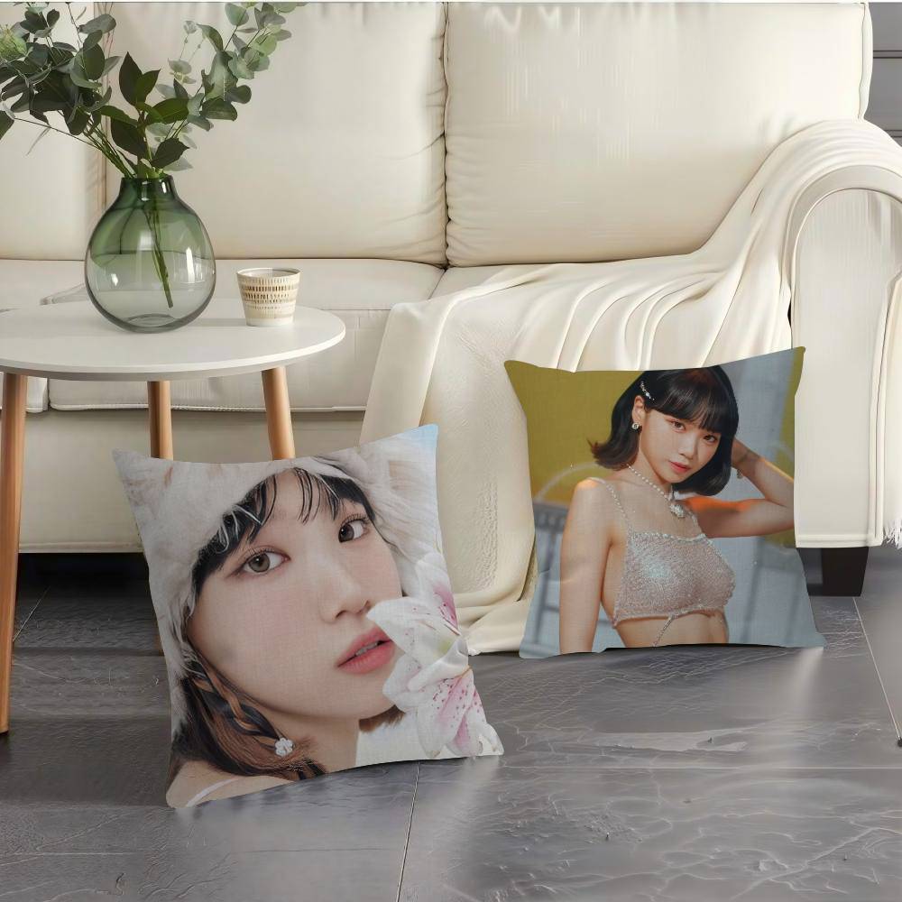 Singer C-Chaewon Beauty Pillow Cover For Bedroom Room And Living Room Sofa Decorative Cushion Cover