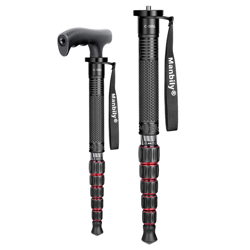 

8MANBILI C-555L Compact Lightweight Monopod for DSLR - Trekking Pole and Small Support. Manbily Brand