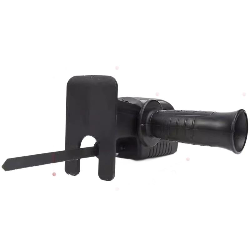 Electric Drill-to-Chainsaw Conversion Head: Multifunctional Reciprocating Saw and Cutting Tool Accessory.