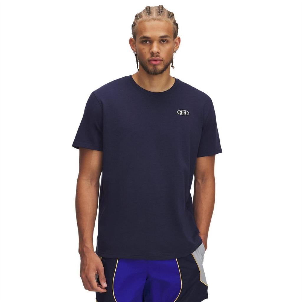 Under Armour Mens Logo Heavyweight Loose T-Shirt