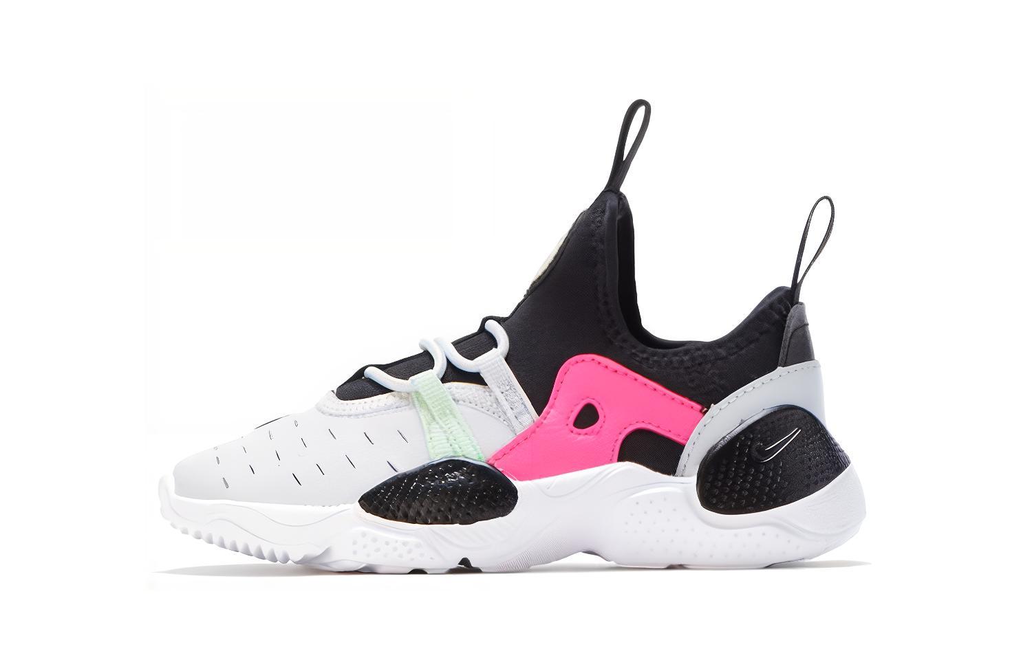 

Nike Huarache E.D.G.E Slip Resistant Cushioning Lightweight Low top Toddler Shoes Black Gray Pink Infant And Toddler AQ2433-002 21