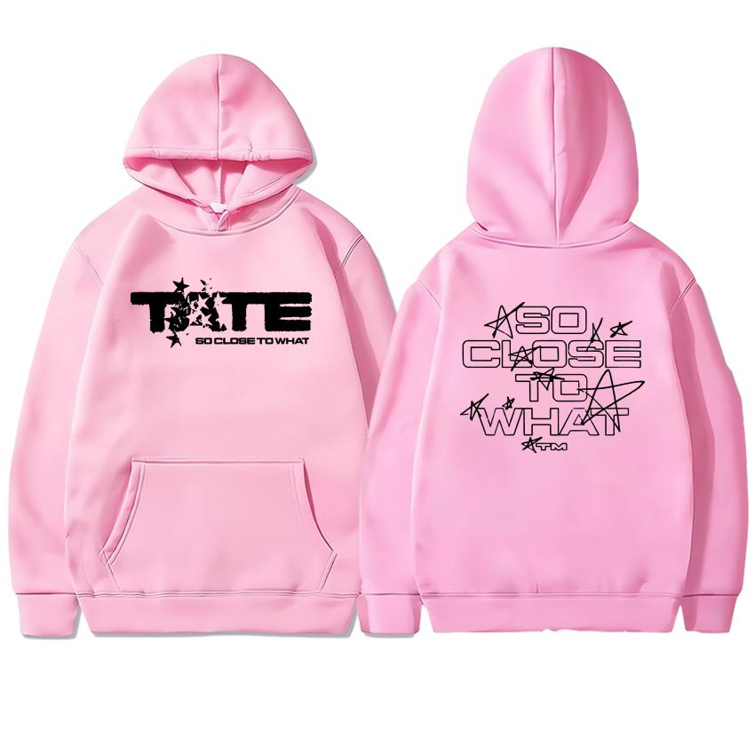 

2025 Tate McRae So Close To What Album Sweatshirt Autumn Winter Fleece Men Women Long sleeve Hoodie Double Sided Printed Unisex 3XL