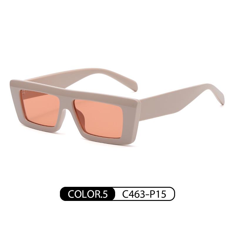 Small Frame Vintage Rectangle Sunglasses New Fashion Women Personality Wide Brim Sunglasses