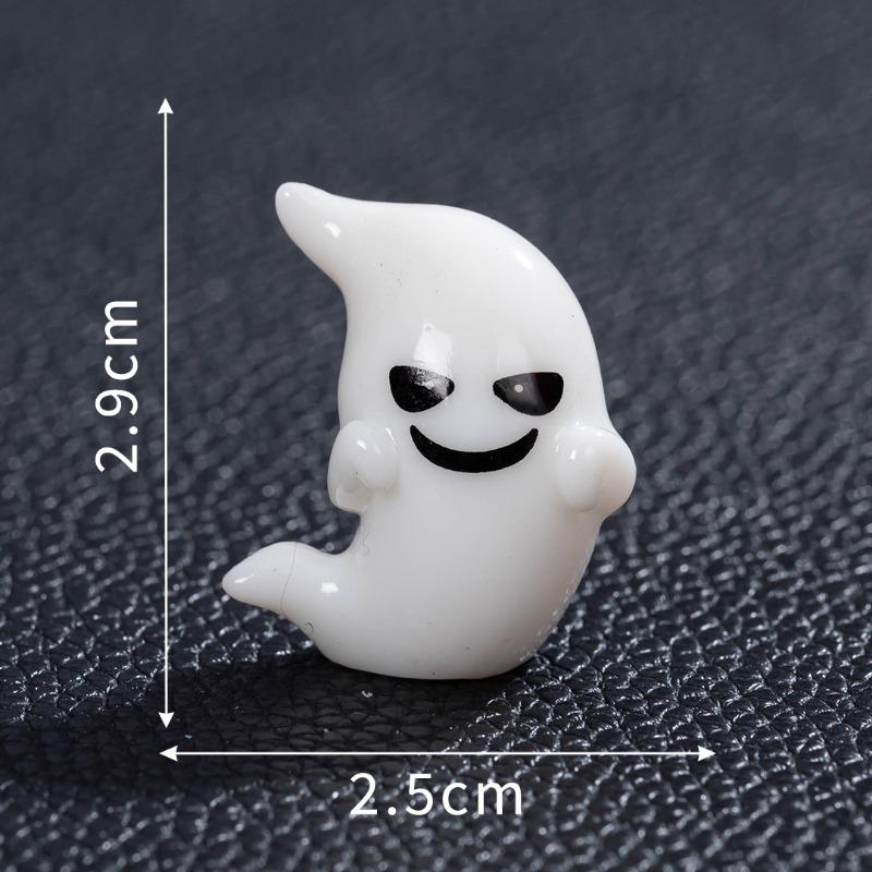 New micro landscape halloween luminous ghost ghost resin handicraft DIY ornament tabletop ornament