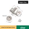 Magnetic Stainless Steel Cabinet Door Bumper & Clip for Wood Furniture