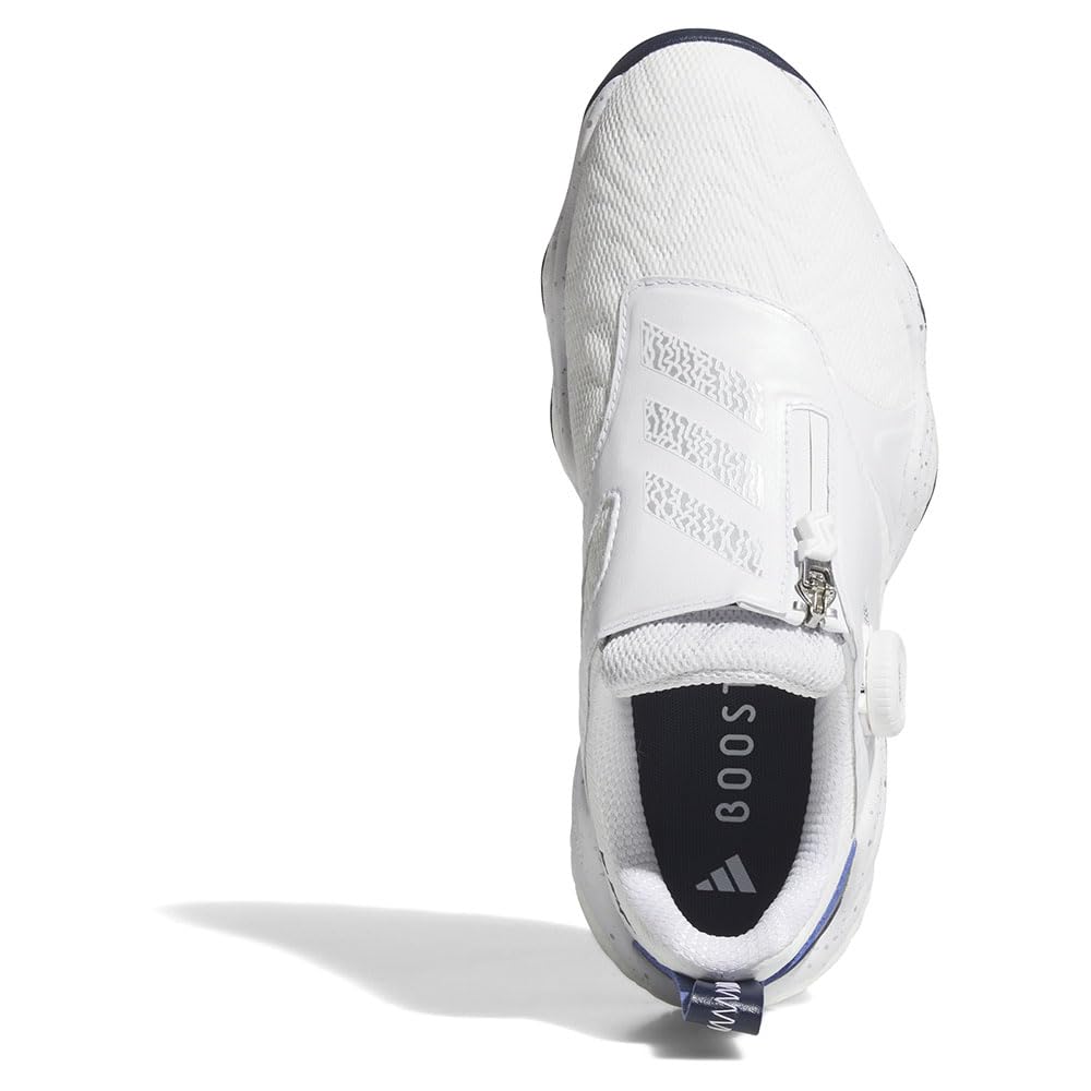 Golf Shoes Code Chaos 25 Boa Footwear Navy cm 2E [Adidas Golf] Women's White/Silver Metallic/College 24.5