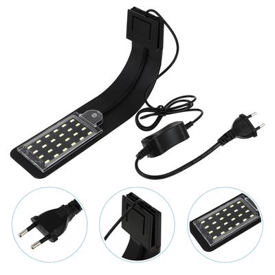 Led Aquarium Light 12W Ultra-Thin Fish Tank Lamp High Brightness No Flicker For Plants Growth Low Power Long Lifespan