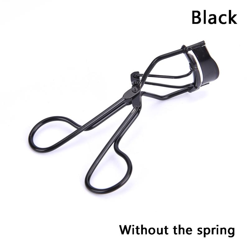 Black Silver Portable Eyelash Curler Safe And Long Lasting Eyelash