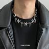 Punk Thorn Rivet Necklace For Man Woman Retro Hip Hop Clavicle Chain Female Y2K Jewelry Hot Girl Choker Accessories Wholesale