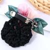Nurses Gift For Mom Women Hairpin Flower Bun Net Snood Korean Style Headdress Hair Accessories