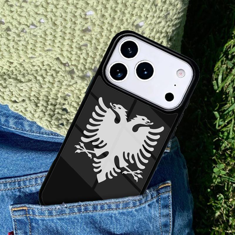 Albania Passport Soft Phone Case Cover for IPhone 11 12 13 14 15 16e 17 Pro Max Coque for IPhone 17 Air