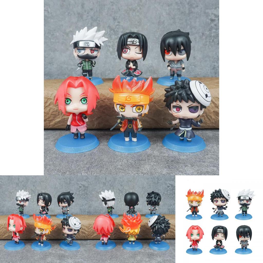Naruto Pvc Figure Set With Assembly For Collectors And Anime Merchandise