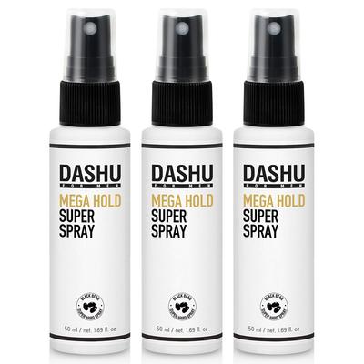 Für Männer Premium Mega Hold Super Haarspray, 50ml, 3 Stück.