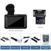 Baby Car Camera 4.3  Monitor, 1080P Rear Facing Backseat Camera with Night Vision, 360 Degrees  Rotation, Wide View