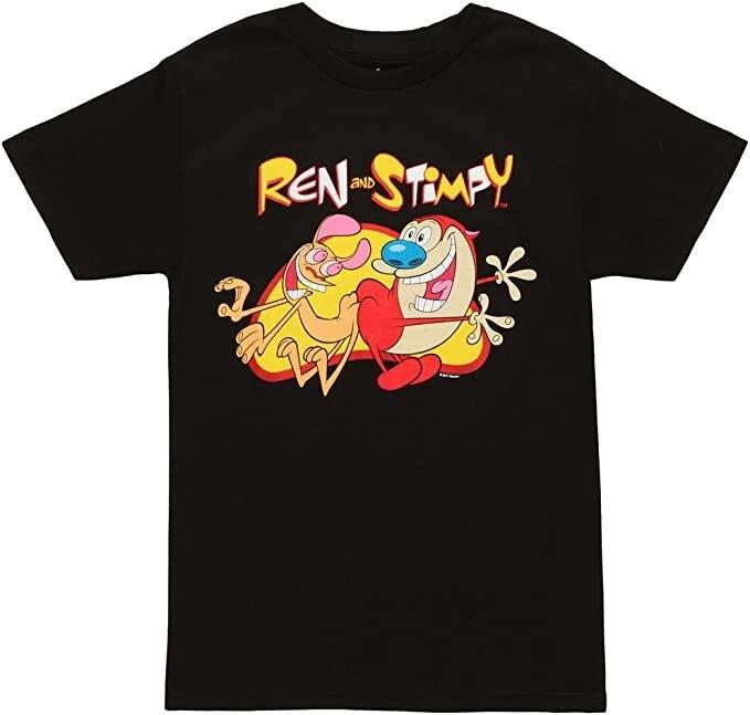 Nickelodeon Ren & Stimpy Booty Bump Adult 100% Cotton T-shirt Mens Tees Top New M