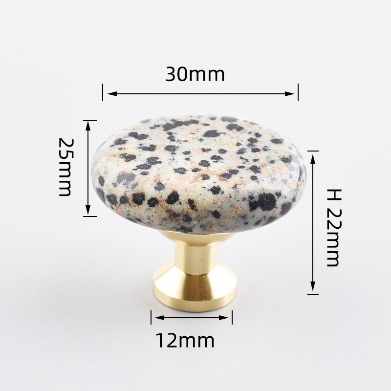 30×20mmSmall Oval Furniture Handle Brass Jewelry Box Drawer Door Knob Cupboard Dressing Cabinet Pulls Crystal Agate Stone Handle