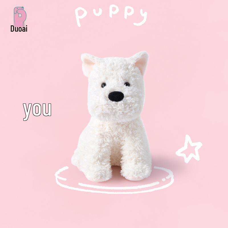 Original West Highland Schnauzer Plüschtier: Niedlicher Hundeanhänger Geschenk für Jungen & Mädchen