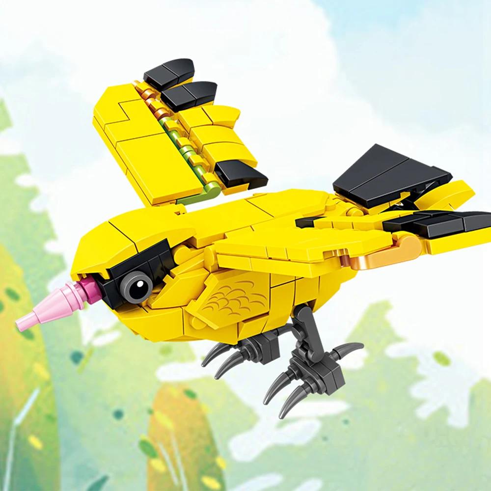 3D Cartoon Tier Set Bausteine - 3D Lebensecht, zur Schreibtischdekoration & zum Verschenken, Pädagogische Bausteine für Kinder