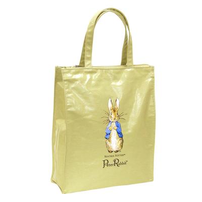 Yubisha Tote Bag, Beige, Approx. 33cm H X 28cm W X 11cm D, Peter Rabbit