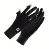 Summer Cycling Gloves Breathable Sun Protection Ice Silk Riding Gloves Non-Slip Flip Top Touchscreen Driving Fishing Gloves